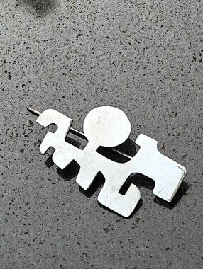 Rare Pierre Cardin Space Age Futuristic Geometric Pin